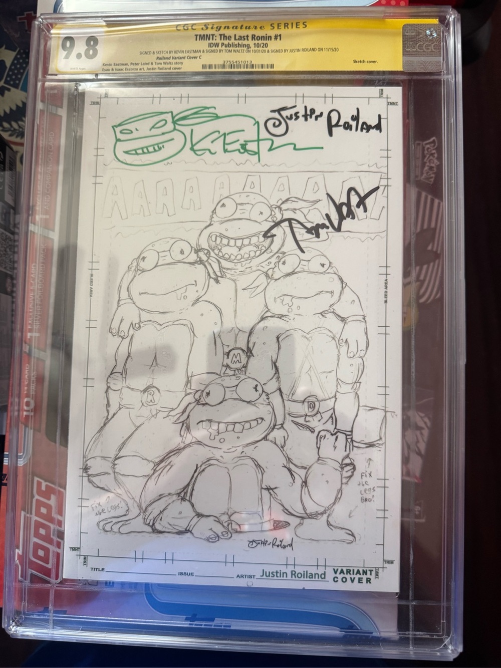Signed Sketch Variant Comic Cover Wall Art - Black & White